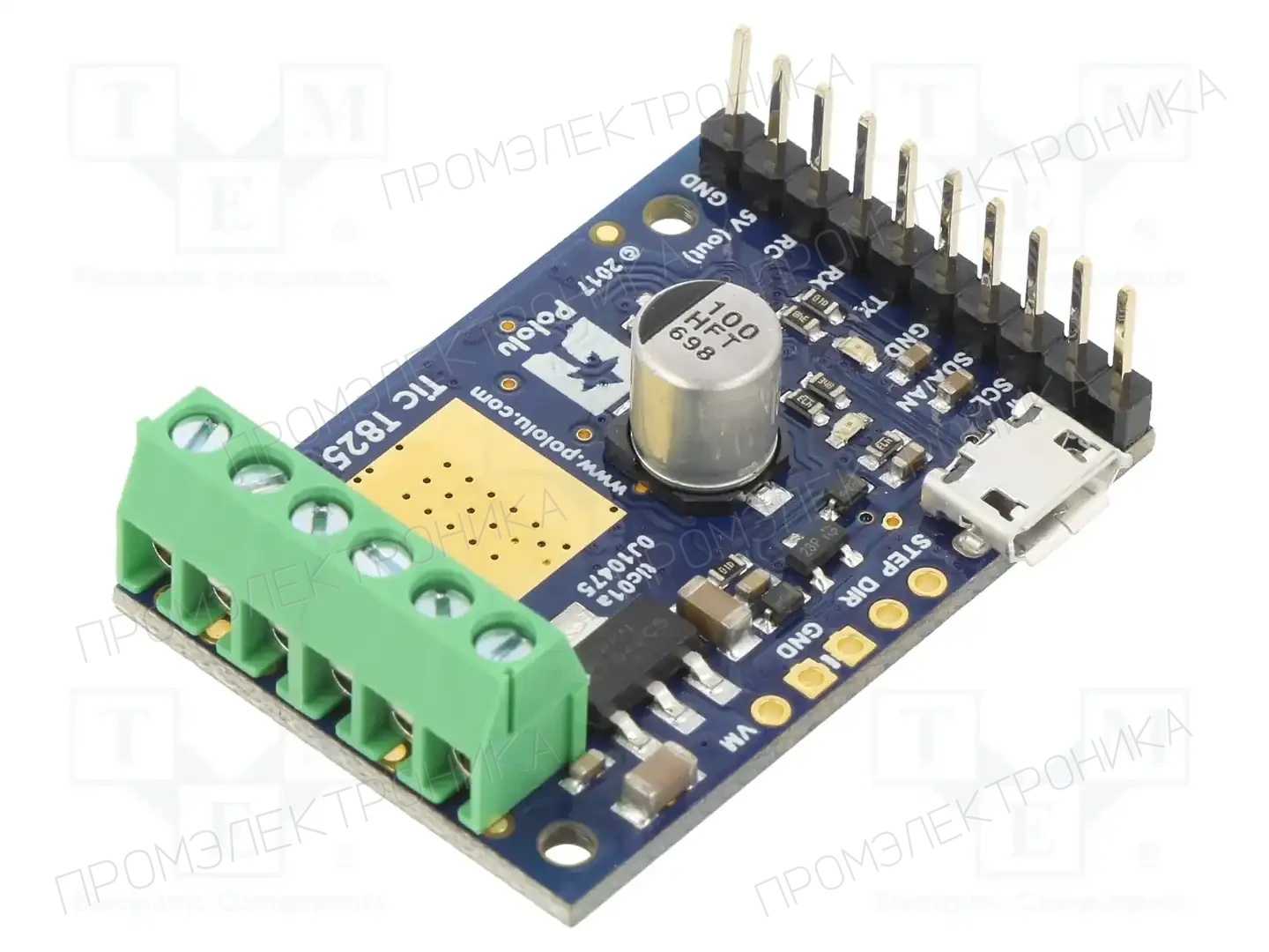 POLOLU T825 MULTI-INTERFACE STEPPER MOTOR CONTR — Модульные контроллеры двигателей