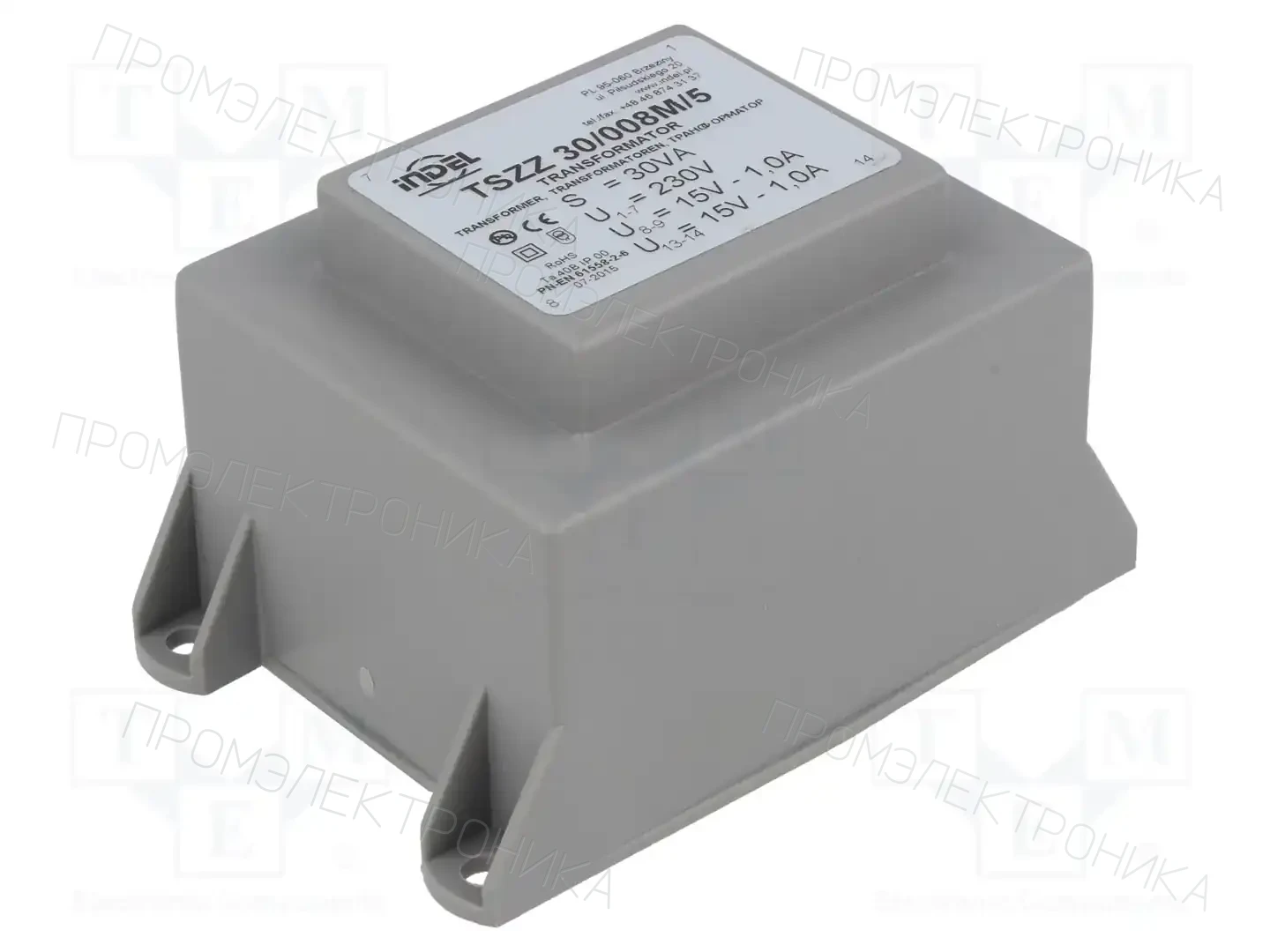 INDEL TSZZ30/008M/5 — Трансформаторы PCB