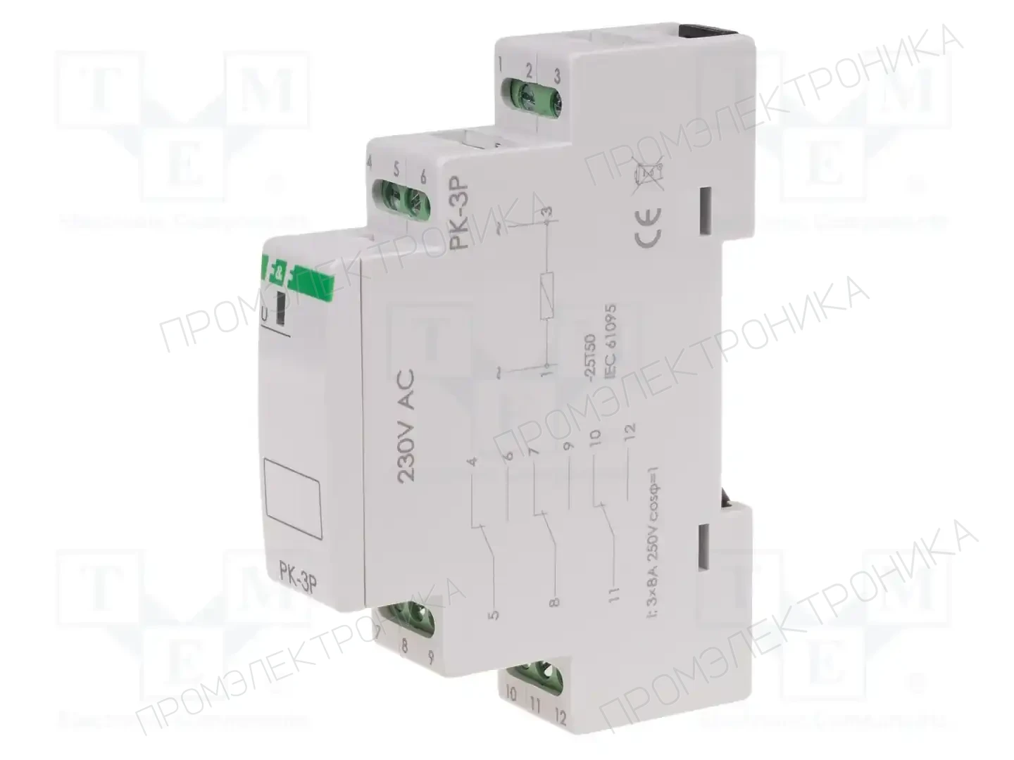 F&F PK-3P-230V — Монтажные реле