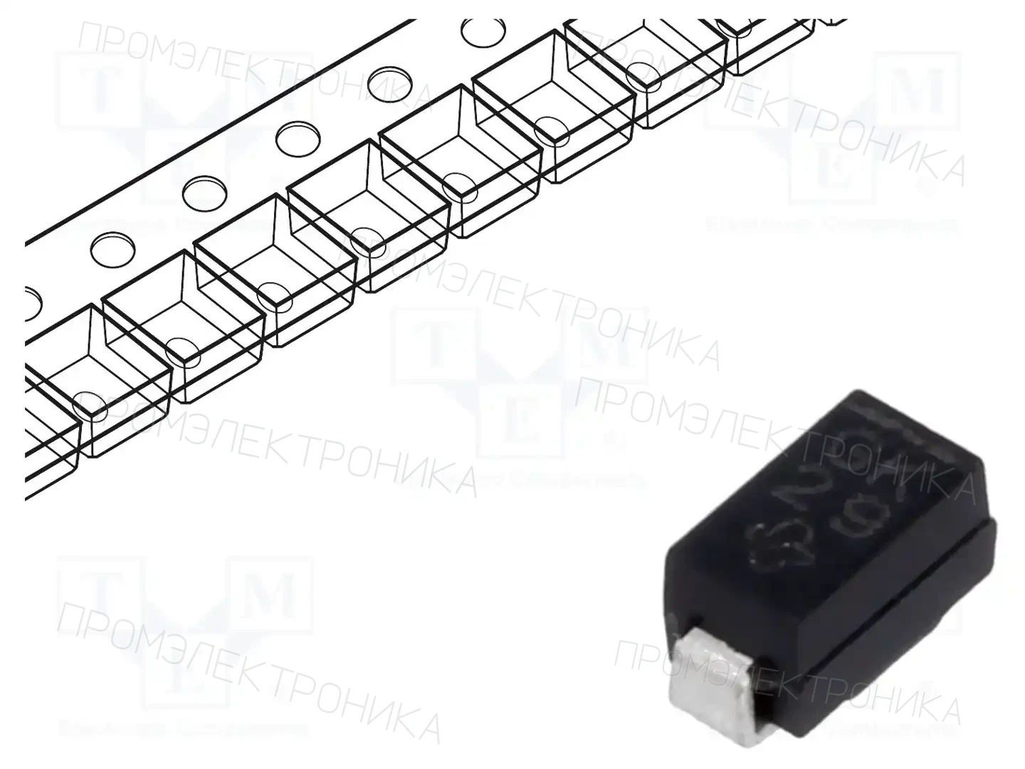 VISHAY GF1K-E3/67A — Универсальные диоды SMD