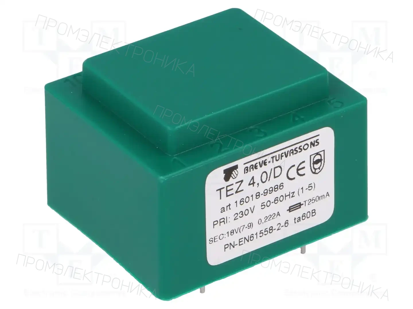 BREVE TUFVASSONS 16018-9986 — Трансформаторы PCB