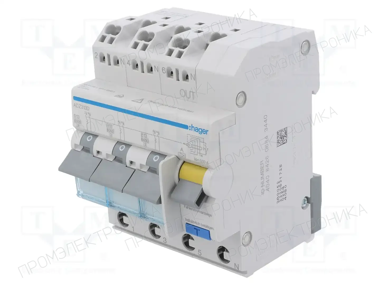 HAGER ADZ313D — Дифференциальные выключатели