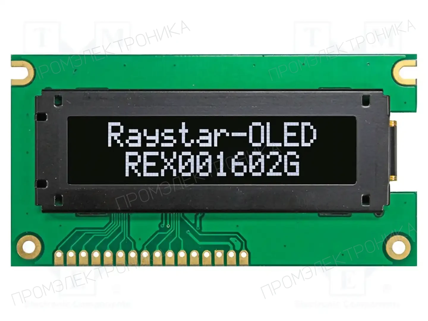 RAYSTAR OPTRONICS REX001602GWPP5N00000 — Дисплеи OLED буквенно-цифровые
