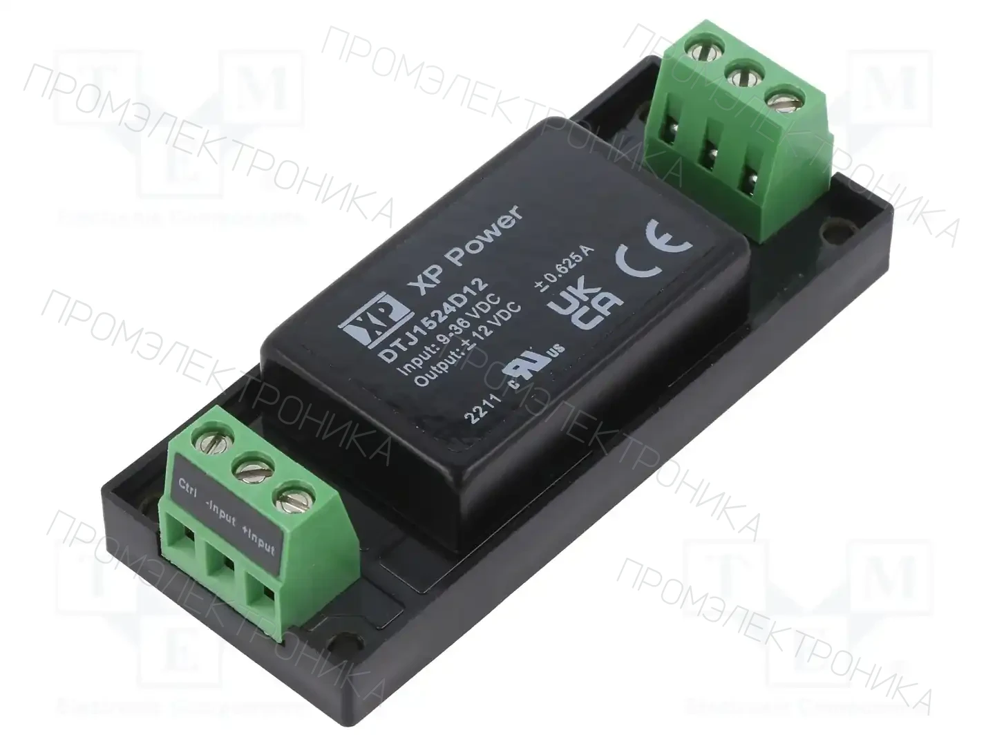 XP POWER DTJ1524D12 — Преобразователи DC/DC