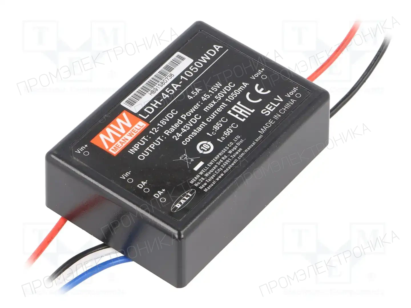 MEAN WELL LDH-45A-1050WDA — Преобразователи DC/DC