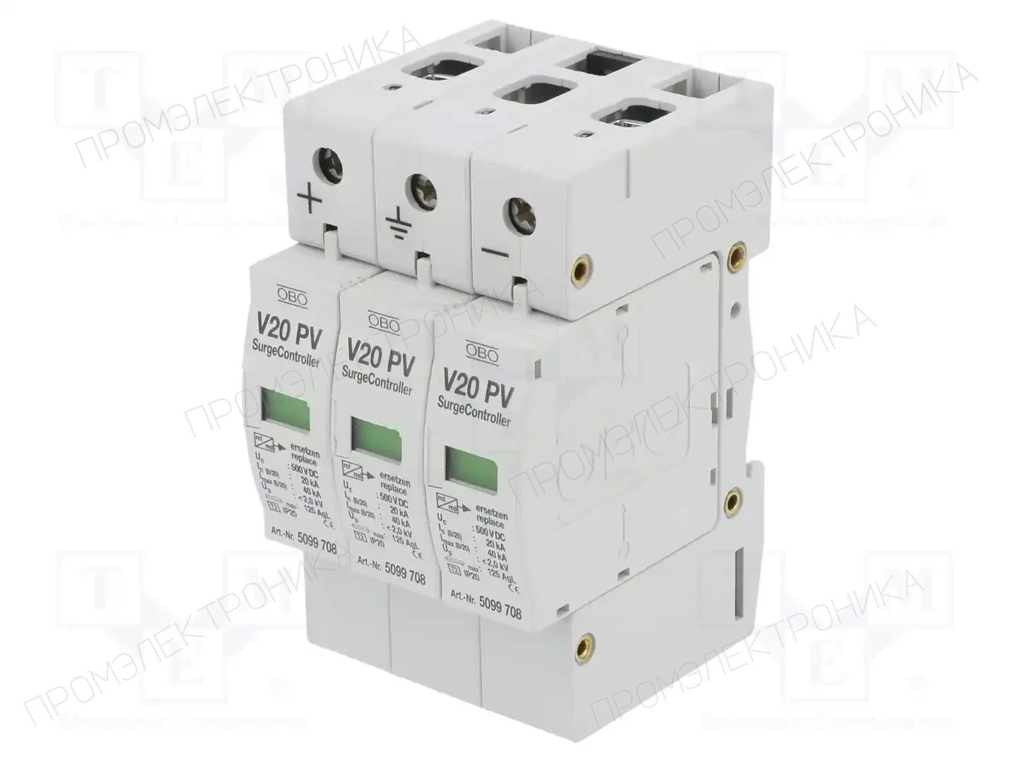 OBO BETTERMANN V20-C 3-PH-1000 — Ограничители перенапряжения