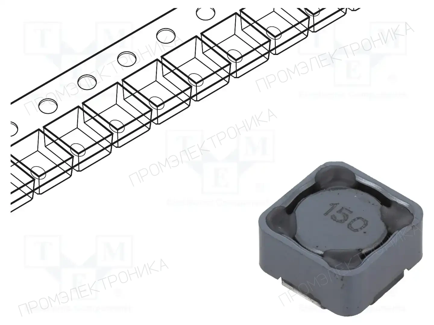 BOURNS SRR1260-150M — Дроссели