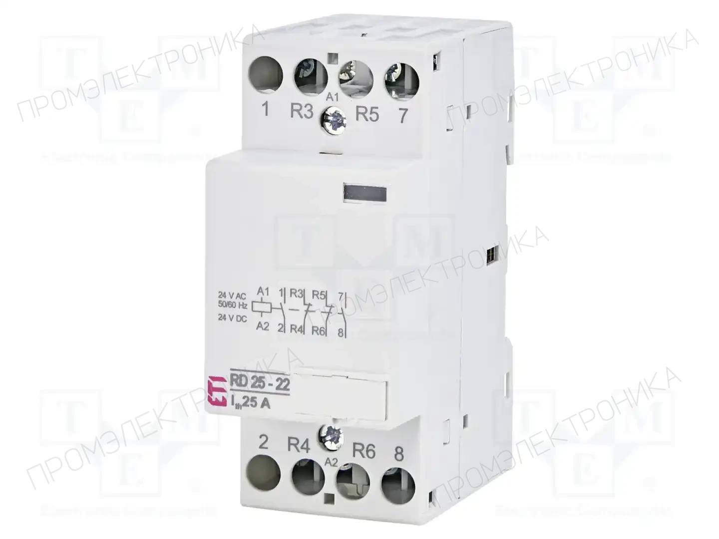 ETI POLAM RD 25-22-24V AC/DC — Контакторы - установочные модульные