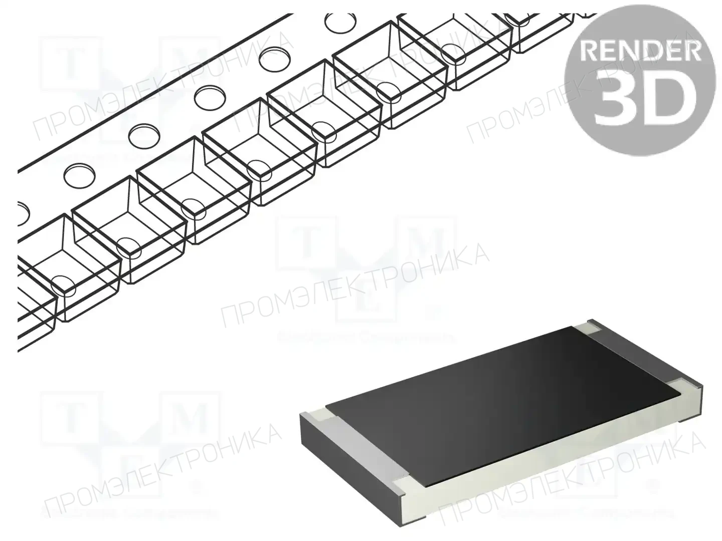 VISHAY CRCW120668K0FKEAHP — Резисторы SMD