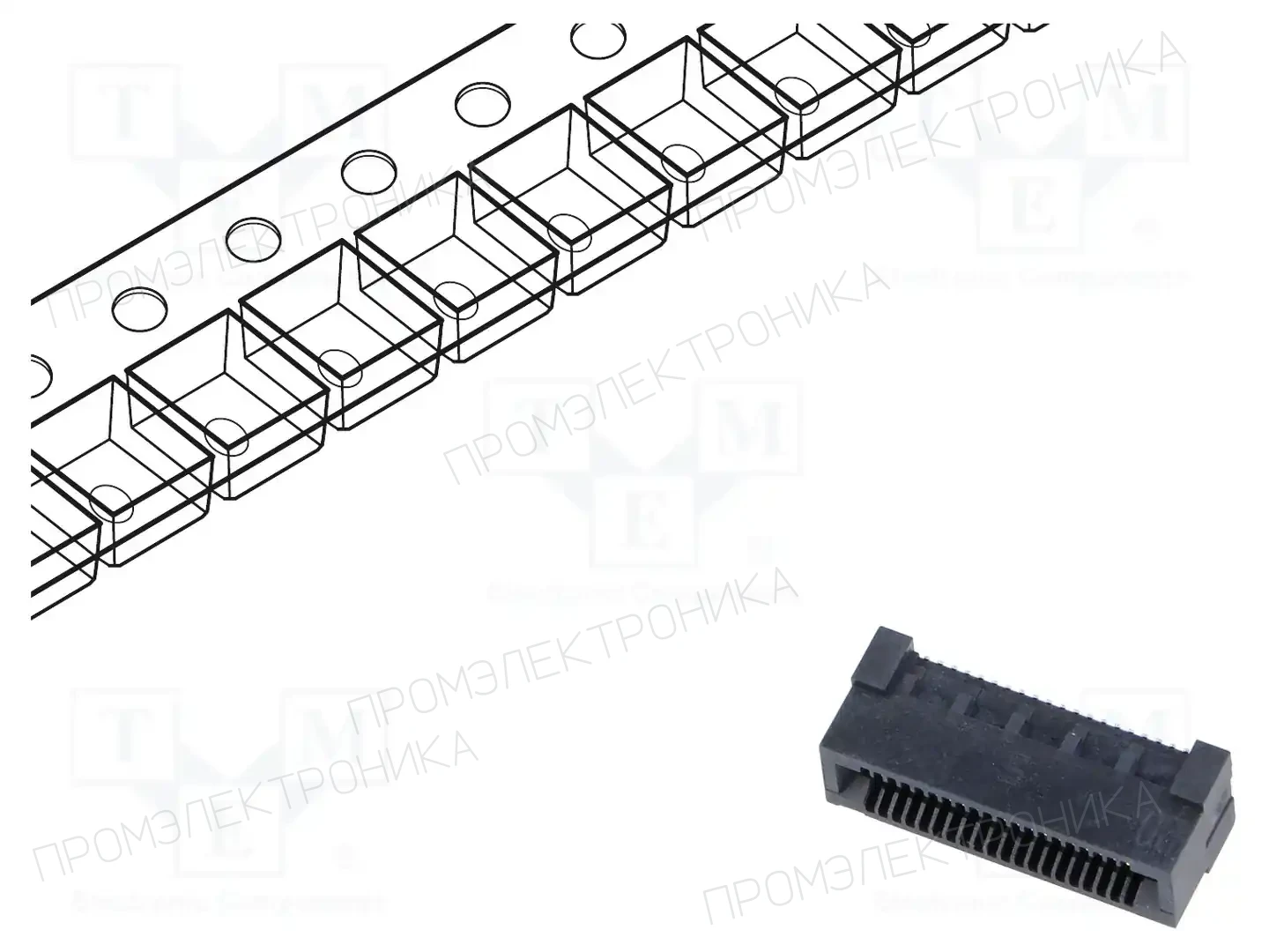 SAMTEC HSEC8-120-01-L-DV-A-K-TR — Разъeмы пластина - пластина
