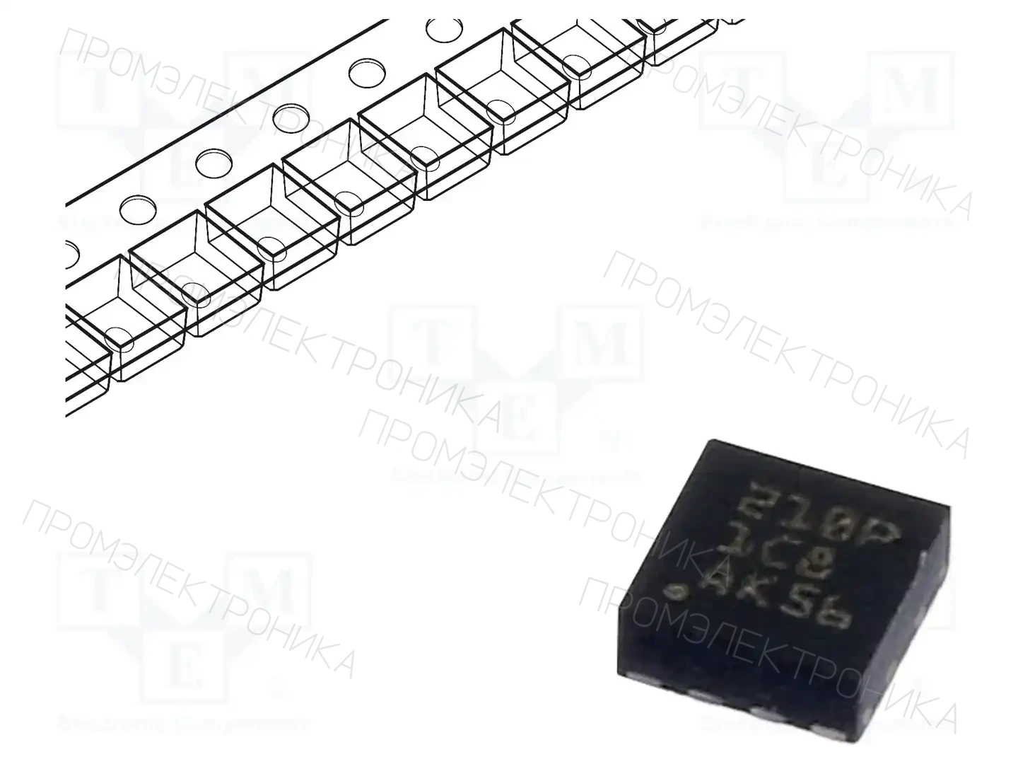 Texas Instruments DRV8210PDSGR — Драйверы двигательные и ШИМ