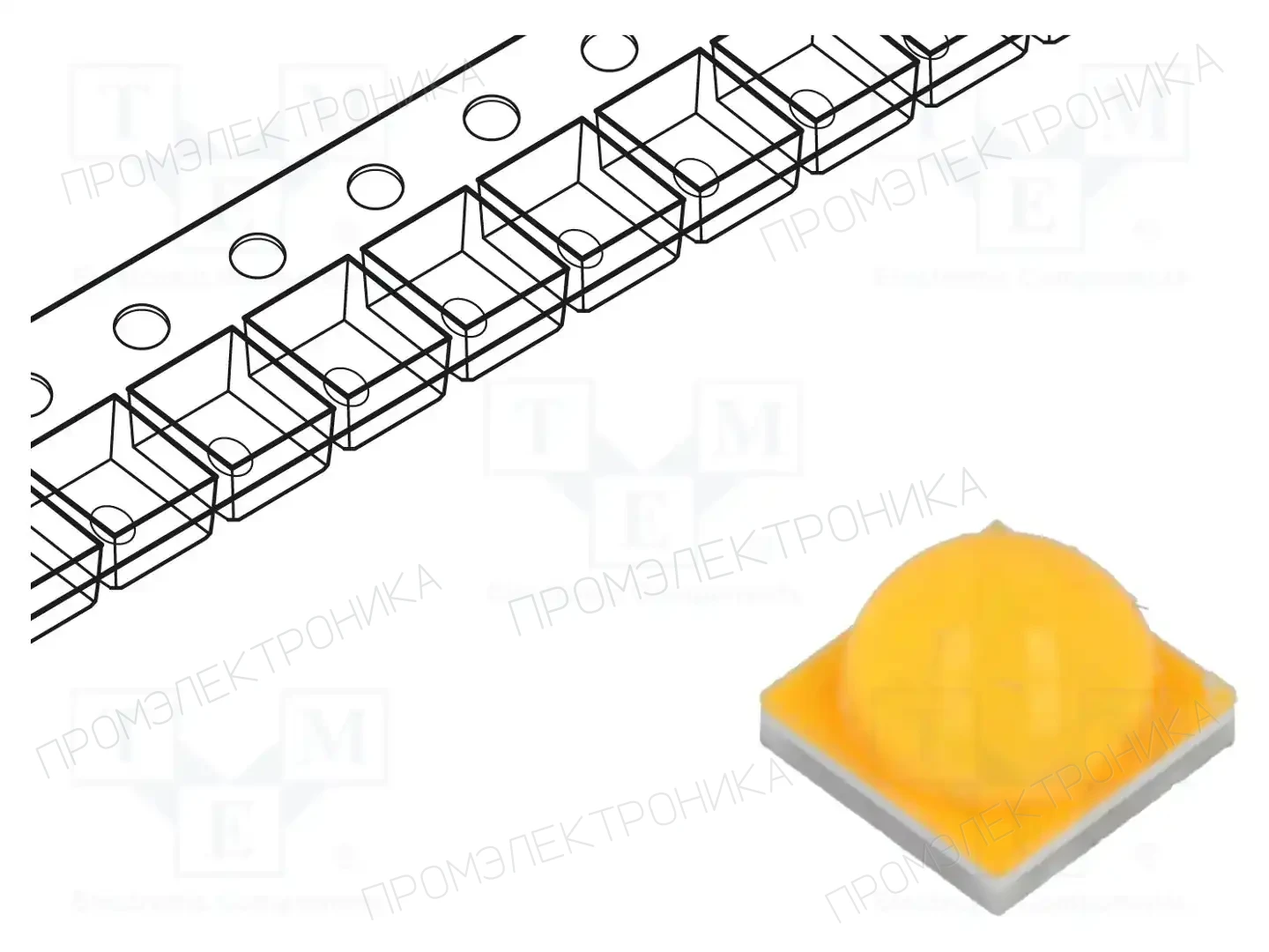 ProLight Opto PB2H-5MNE-HWFCR8A — Светодиоды мощности белые - Emitter