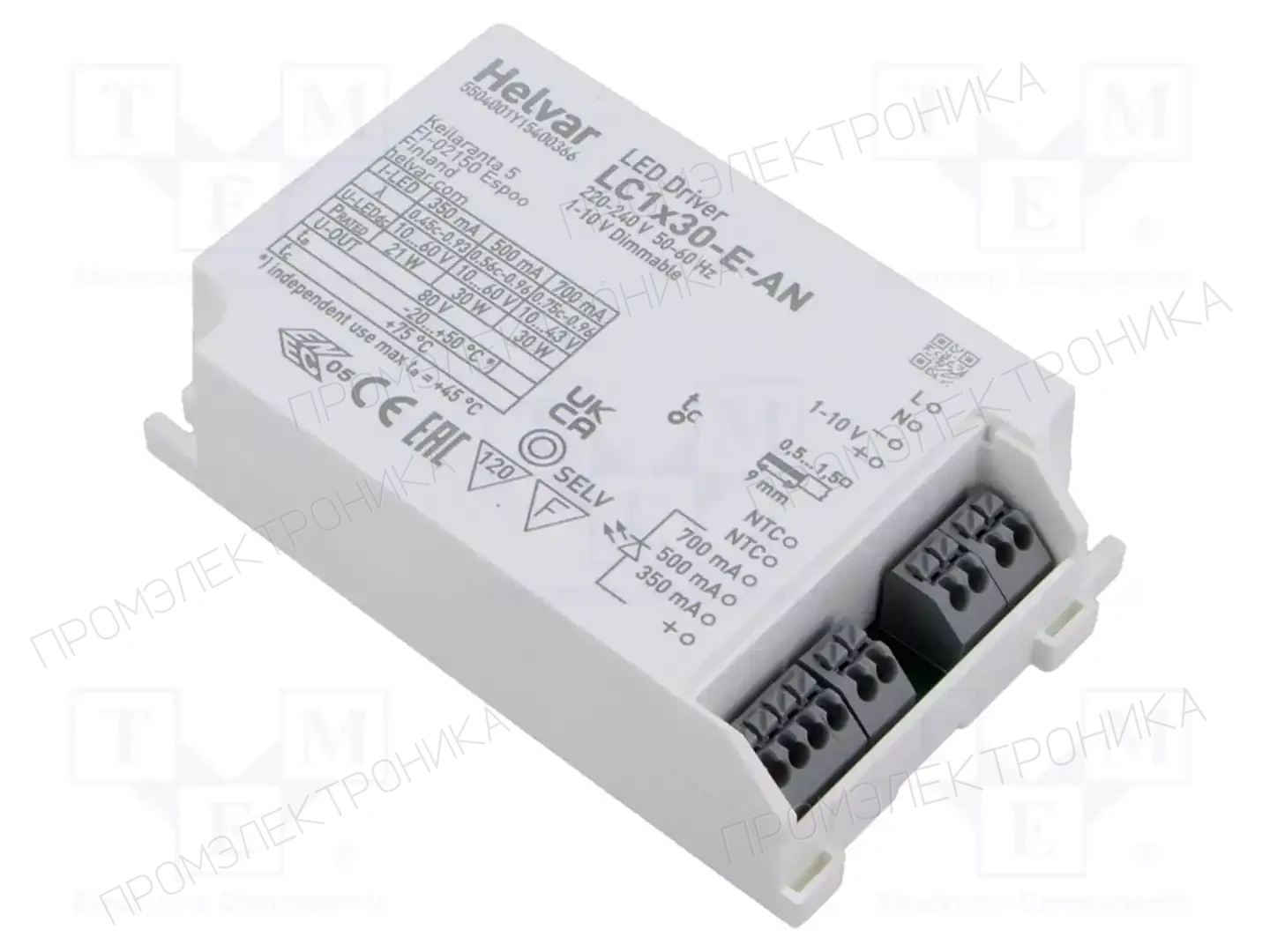 HELVAR LC 1X30-E-AN — Блоки питания для LED