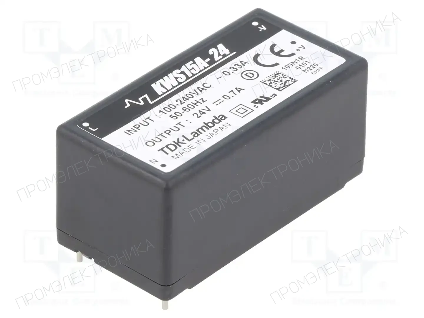 TDK-LAMBDA KWS15A-24 — Преобразователи AC/DC для PCB