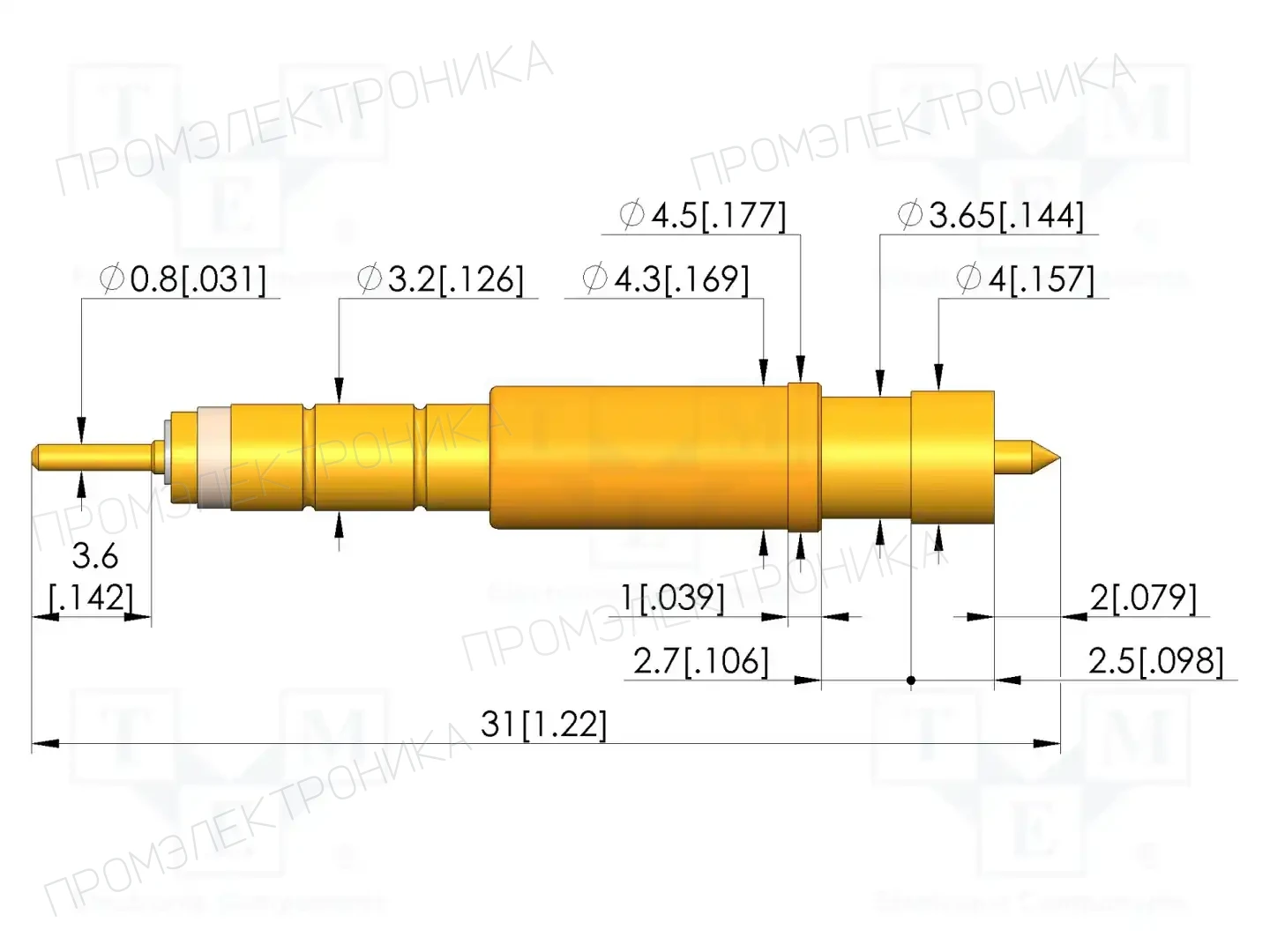 INGUN DPS-445-0002 — Измерительные щупы