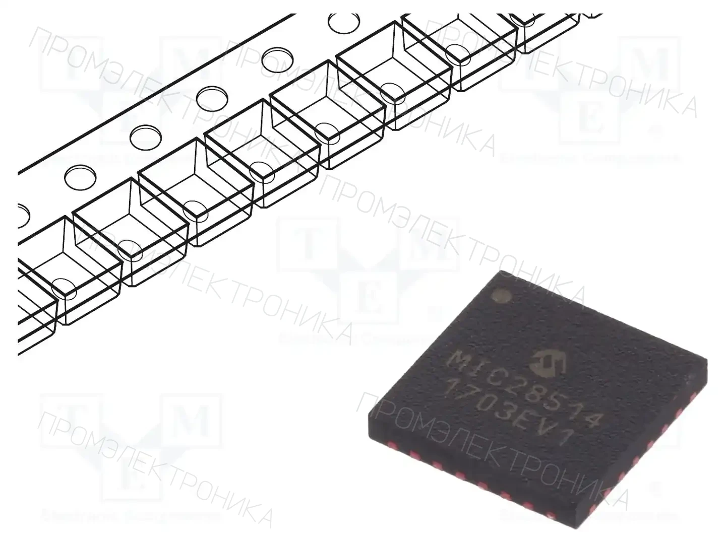 Microchip Technology MIC28514T-E/PHA — Регуляторы напряжения - микросхемы DC/DC