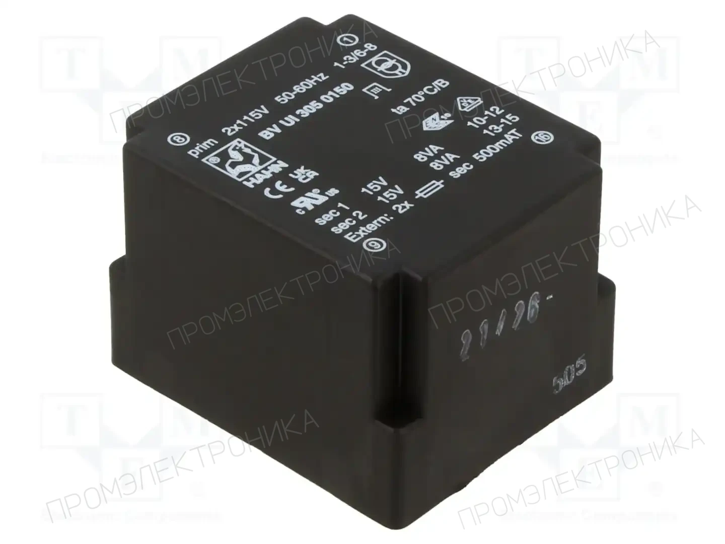HAHN BV UI 305 0150 — Трансформаторы PCB