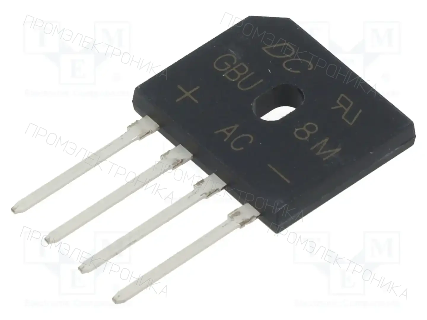 DC COMPONENTS GBU8M — Однофазные мосты диодные плоские