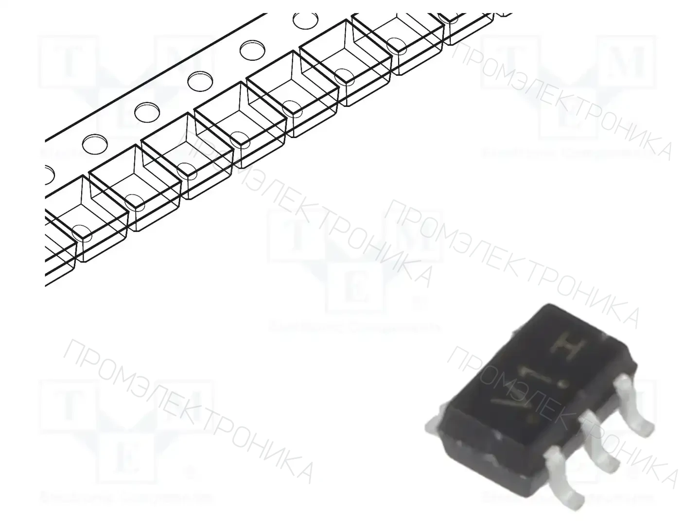 onsemi MC74VHC1G00DFT1G — Ворота, инверторы