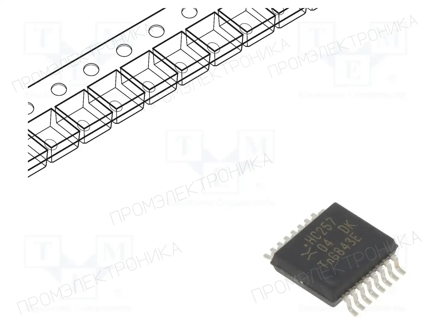 NEXPERIA 74HC257DB,112 — Декодеры, мультиплексоры, переключатели