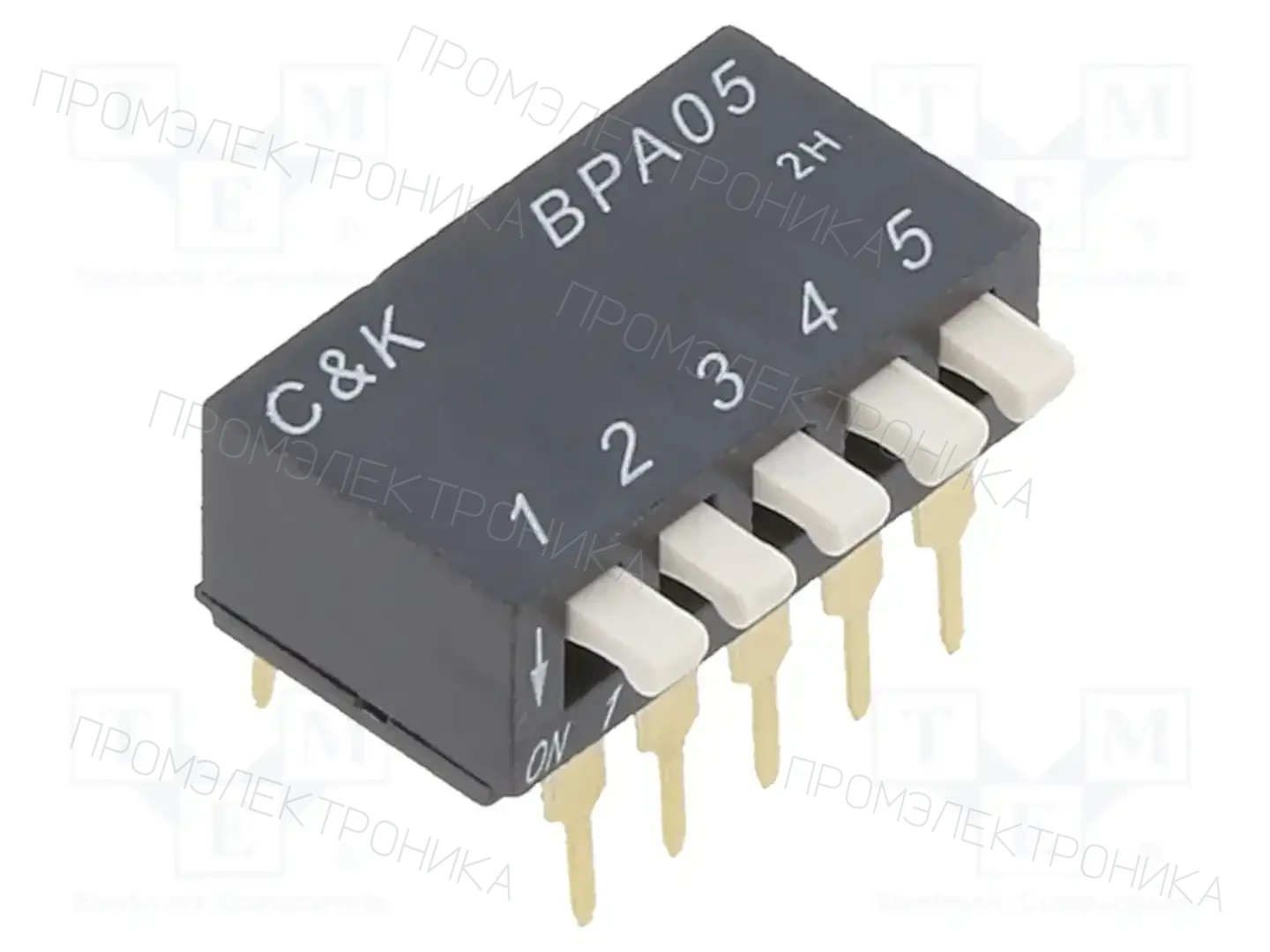C&K BPA05B — Переключатели типа Dip-Switch
