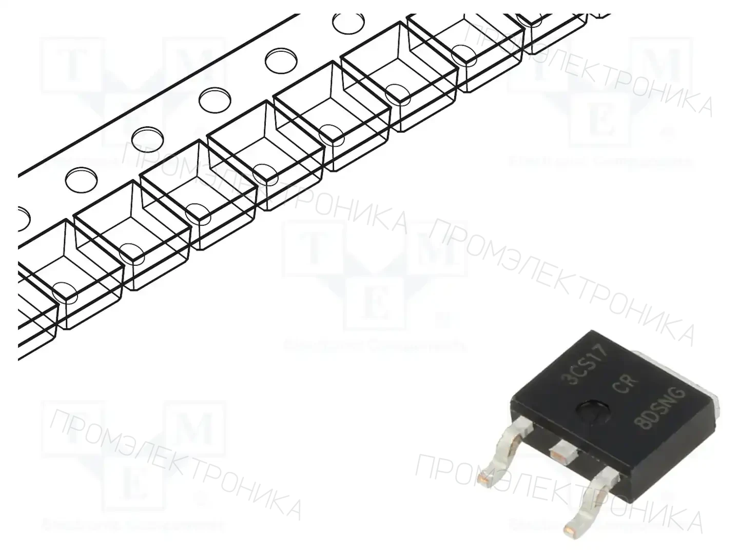LITTELFUSE MCR8DSNT4G — Тиристоры SMD/THT