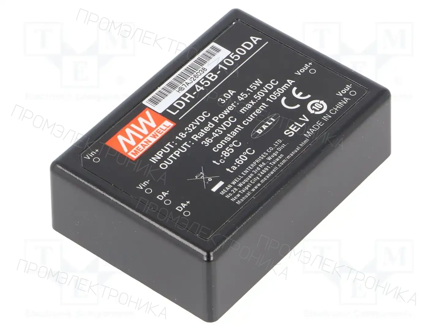 MEAN WELL LDH-45B-1050DA — Преобразователи DC/DC