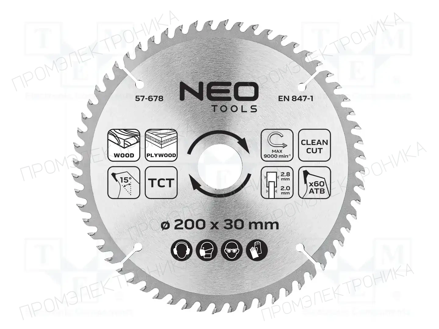 NEO TOOLS 57-678 — Диски для резки и шлифовки