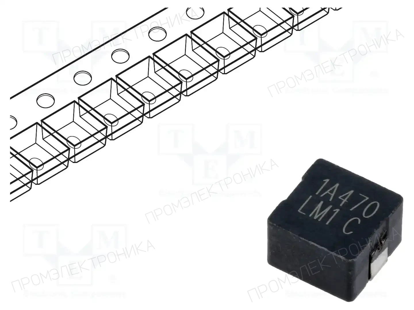EATON ELECTRONICS HCM1A0805-470-R — Дроссели