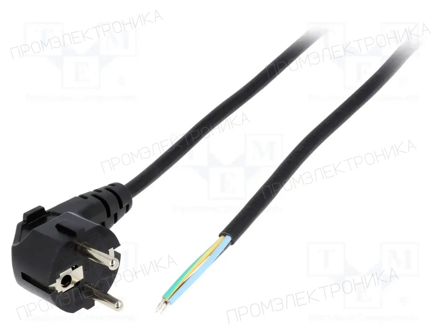 LIAN DUNG LT-322 H05VV-F 3X0.75 BLK 2M END RO — Кабели питания компьютерные и универс