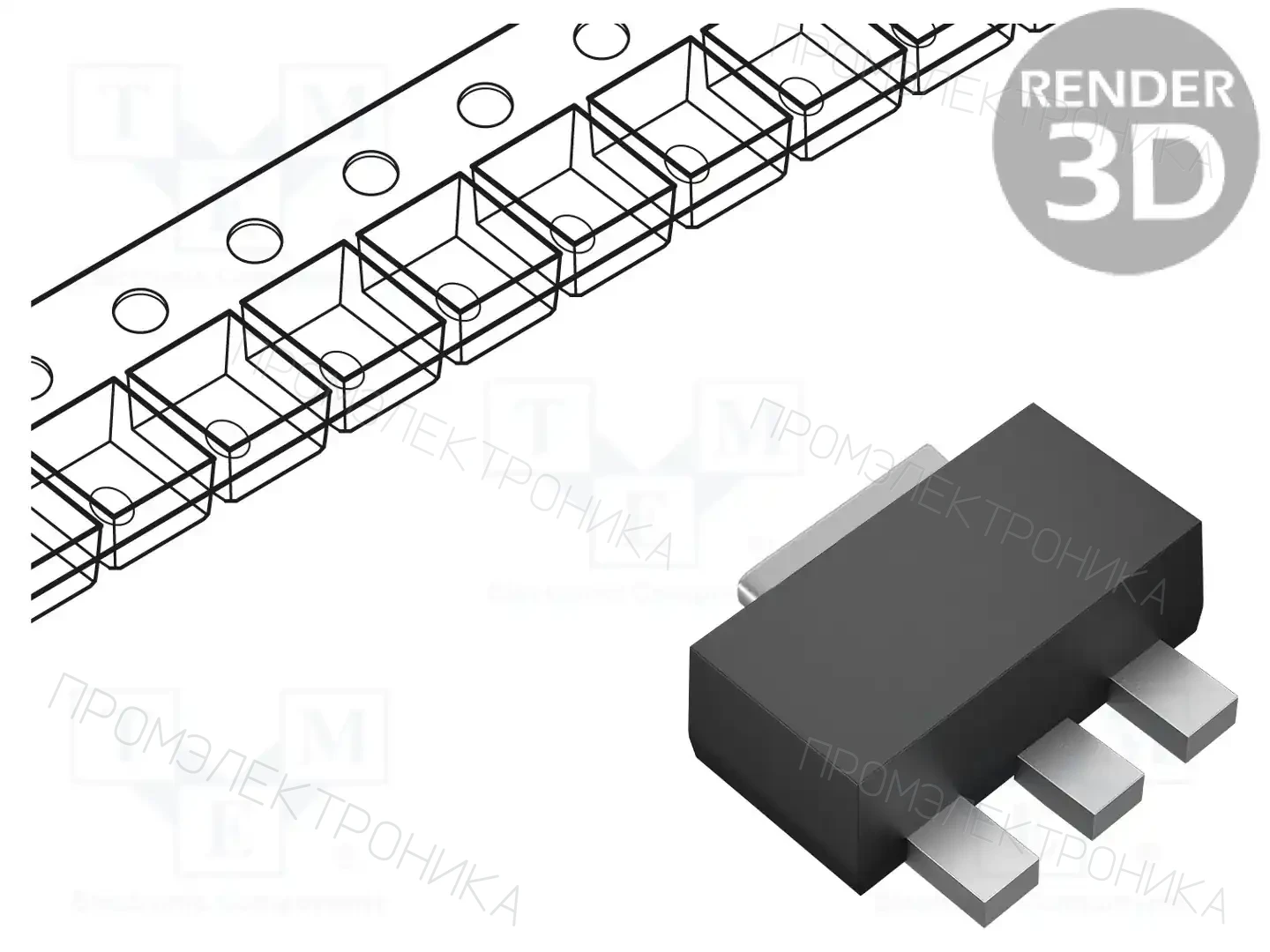 DIOTEC SEMICONDUCTOR BCX56-10 — Транзисторы NPN SMD