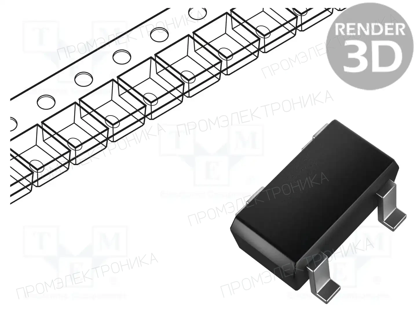 BOURNS CD143A-SR2.8 — Диоды защитные - сборки