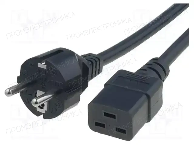 LIAN DUNG LT312+549 3X1.0 2.0M BLK — Кабели питания компьютерные и универс