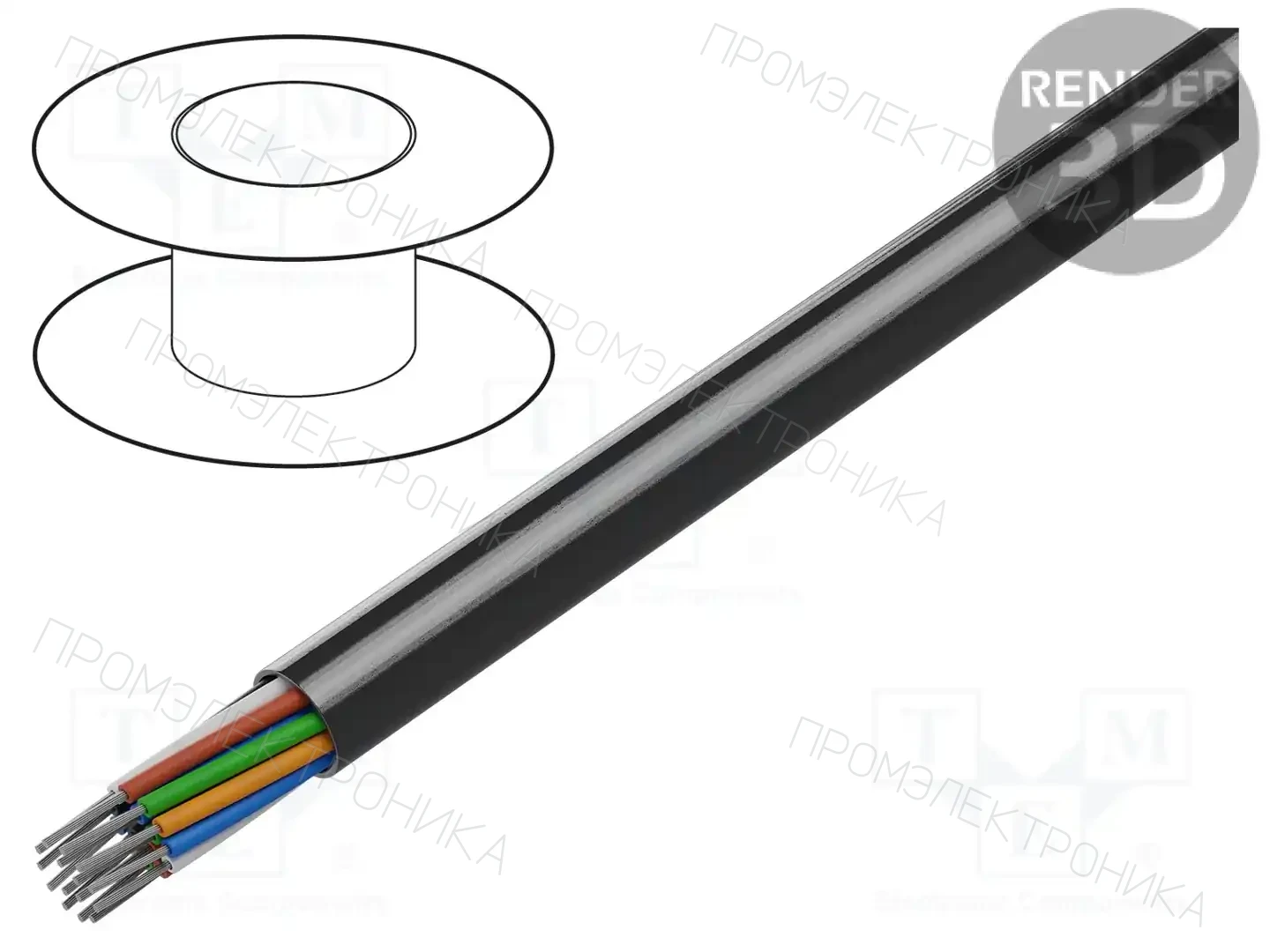 BELDEN 8458 060100 — Провода многожильные неекранированные