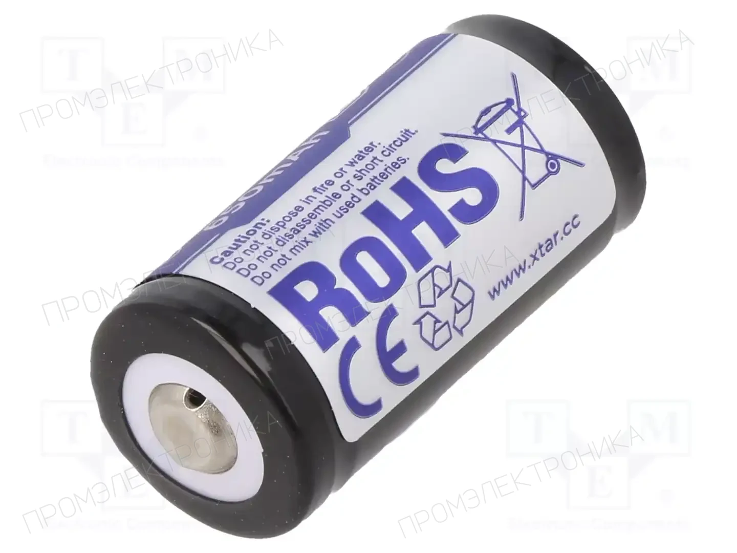 XTAR 16340 650 1.95A BUTTON TOP — Аккумуляторы