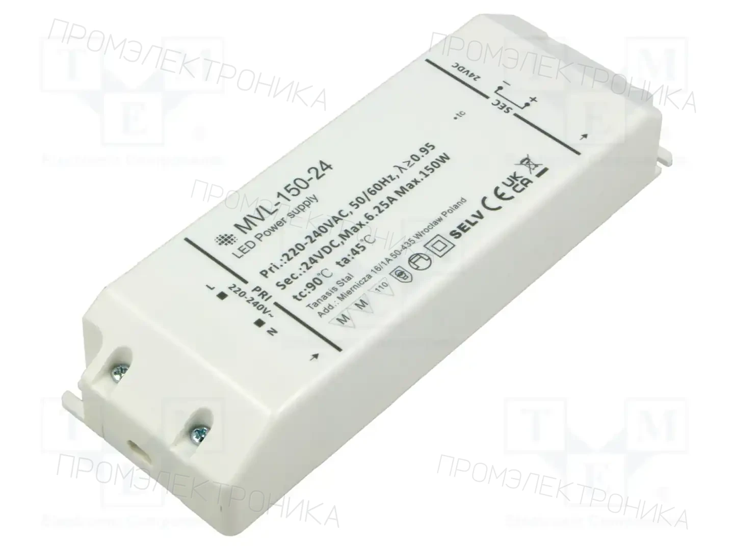 FOSE ZASILACZ 24V 150W IP20 PFC — Блоки питания для LED