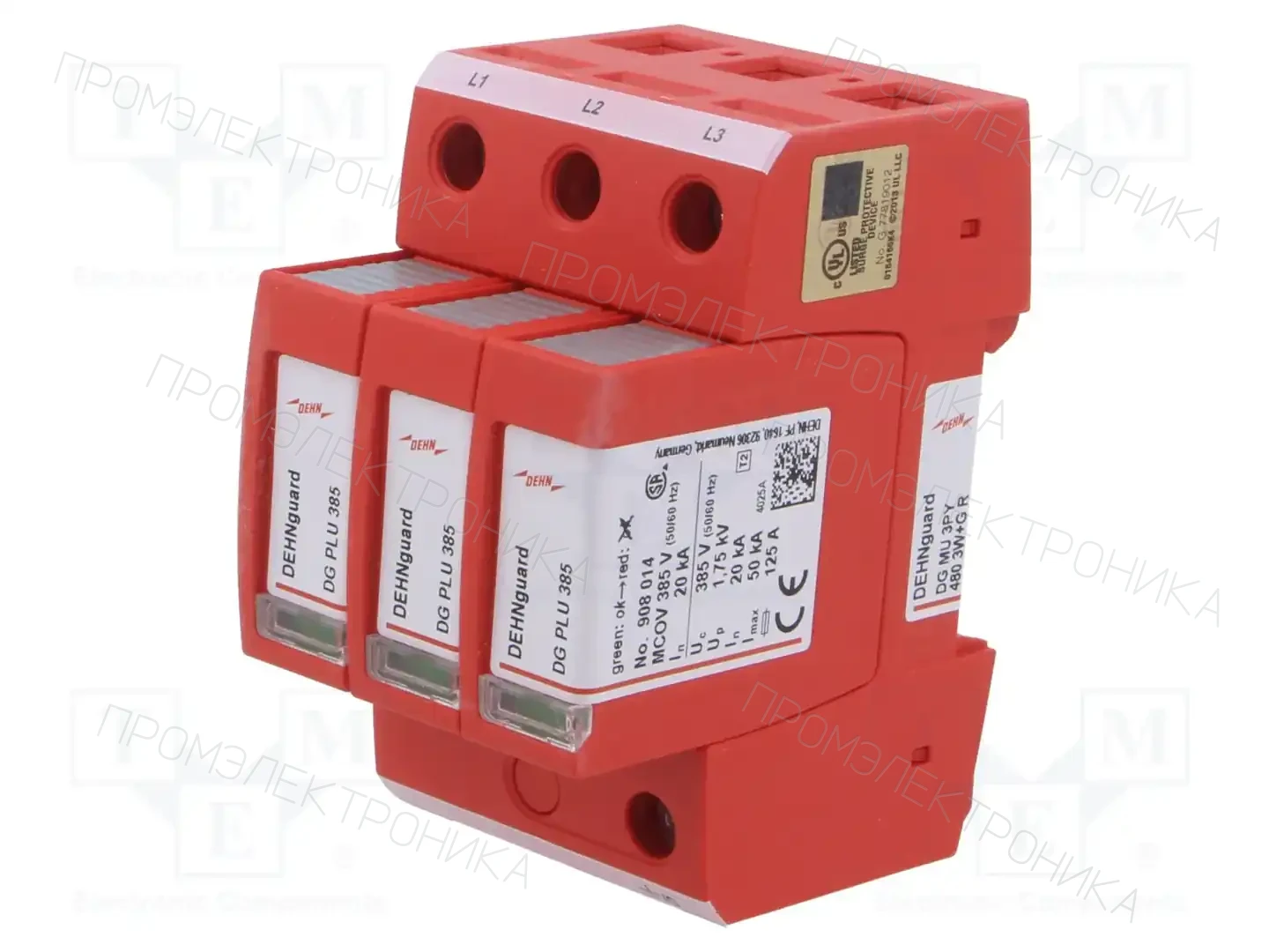 DEHN DG MU 3PY 480 3W+G R — Ограничители перенапряжения