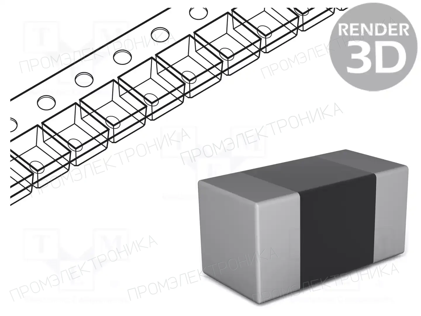 TDK AVR-M1608C080MTAAB — Варисторы SMD