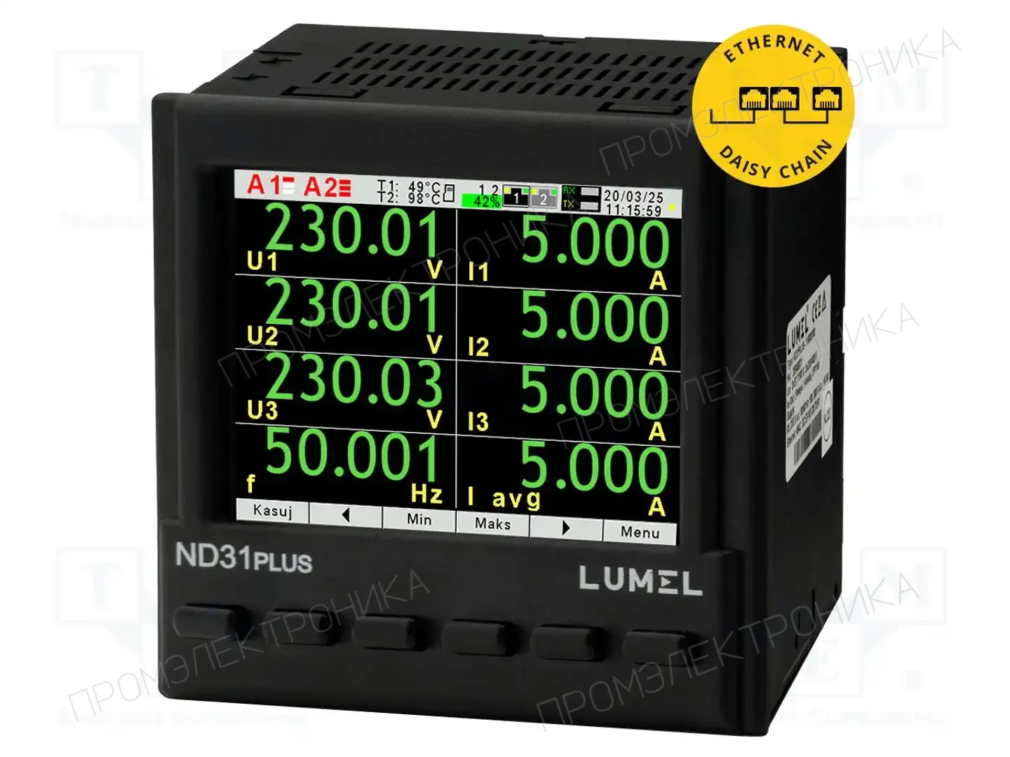 LUMEL ND31PLUS 11M0 — Измерители и анализаторы параметров сети