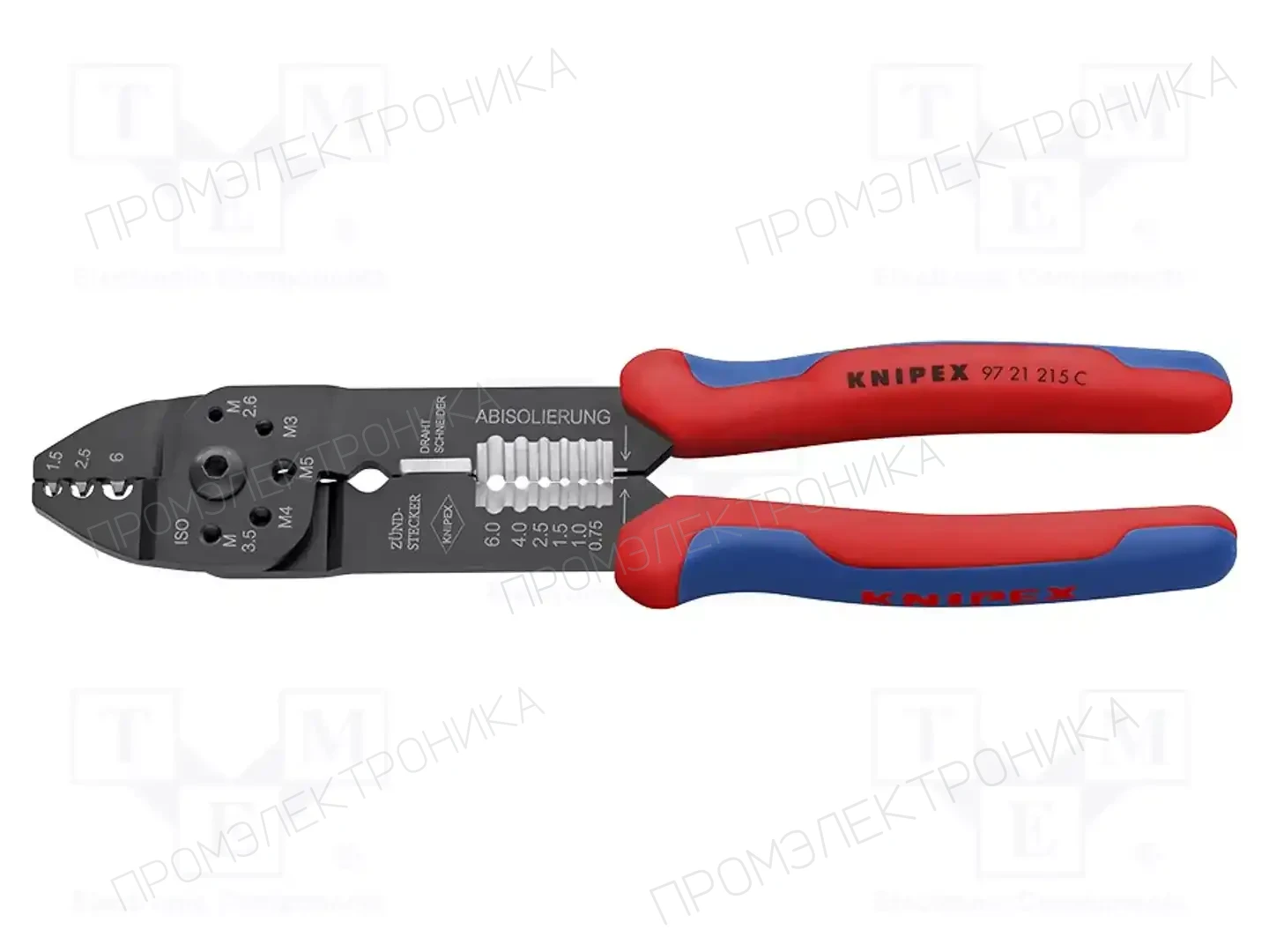 KNIPEX 97 21 215 C — Зажимные уст-ва кабельных наконечников