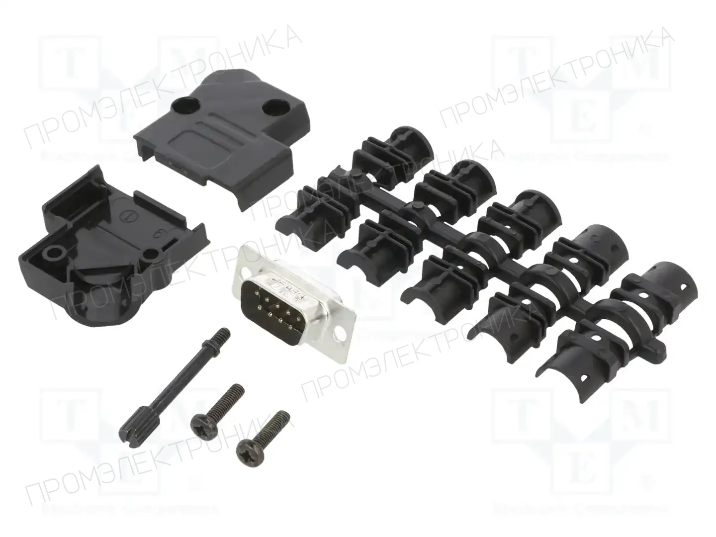 AMPHENOL COMMUNICATIONS SOLUTIONS L17D45PK-P-09+L717SDE09P — Комплектные штекеры D-Sub