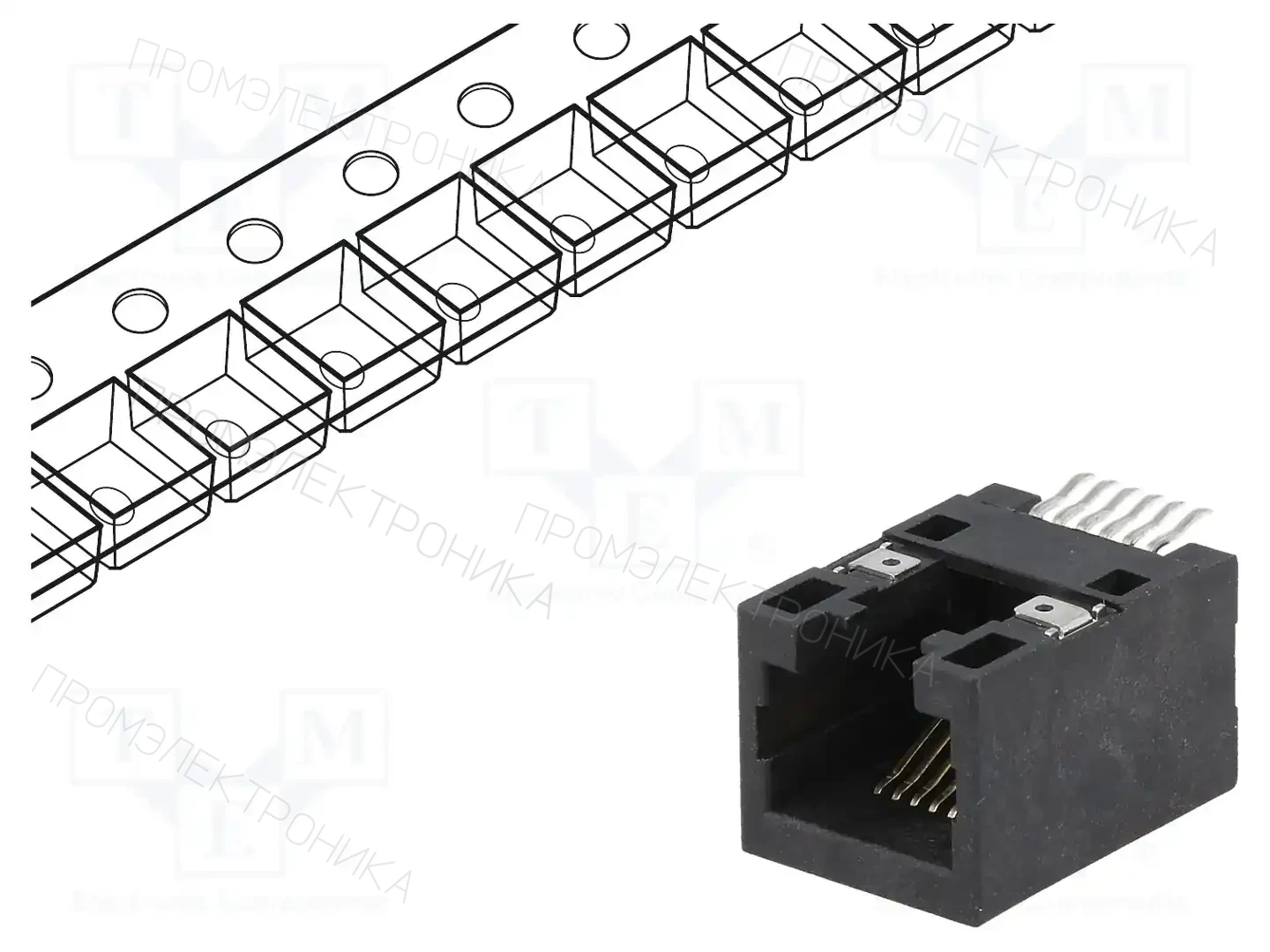 ENCITECH RJJU-66-141-E3H-014 — Разъeмы RJ