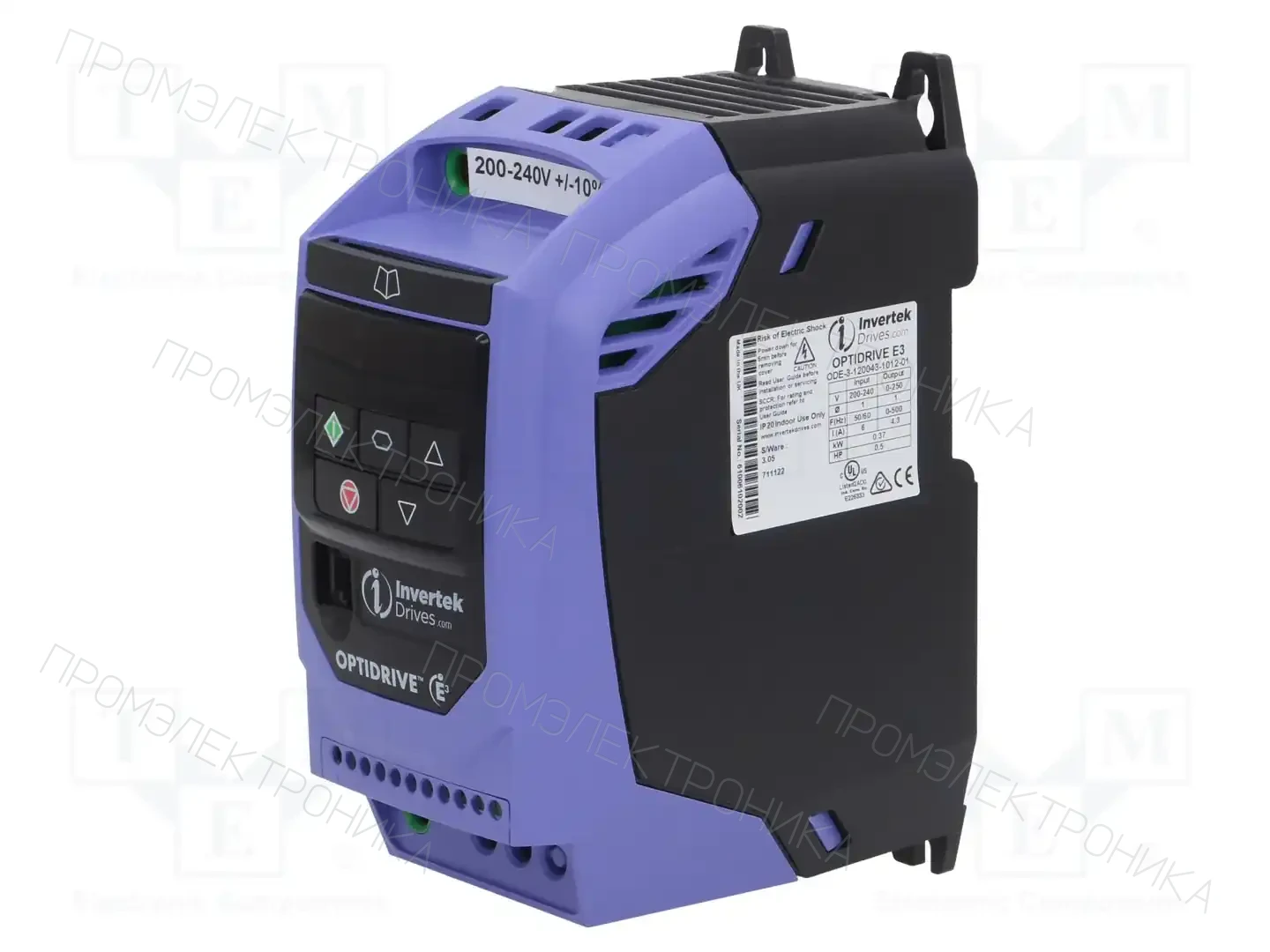INVERTEK DRIVES ODE-3-120043-1012-01 — Однофазные инверторы