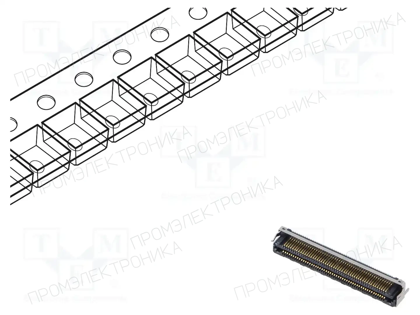 SAMTEC LSHM-150-02.5-L-DV-A-S-K-TR — Разъeмы пластина - пластина