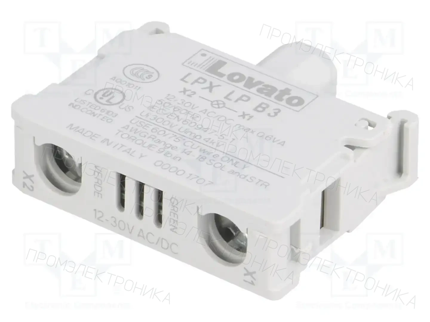 LOVATO ELECTRIC LPXLPB3 — Панельные аксессуары стандартные