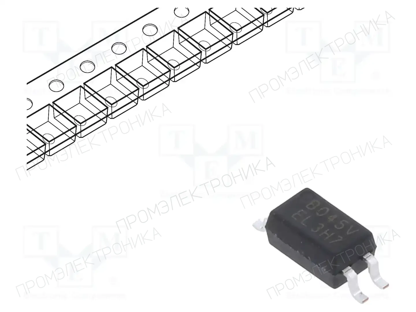 EVERLIGHT EL3H7(B)(TA)-VG — Оптроны – аналоговый выход