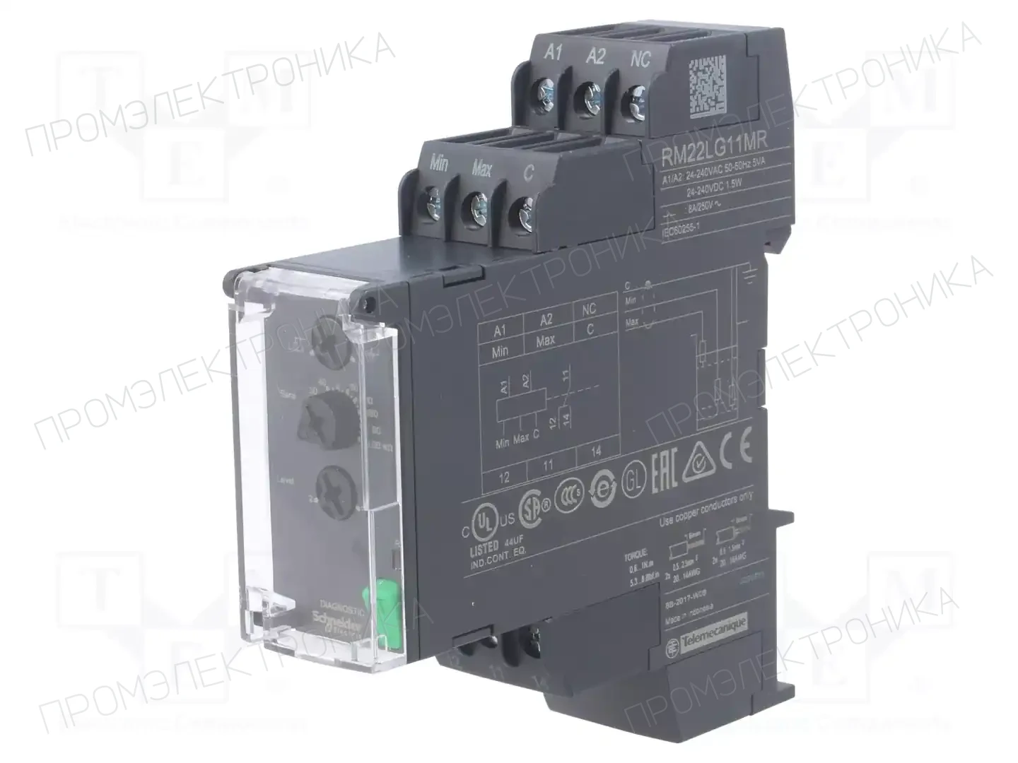 SCHNEIDER ELECTRIC RM22LG11MR — Контрольные реле