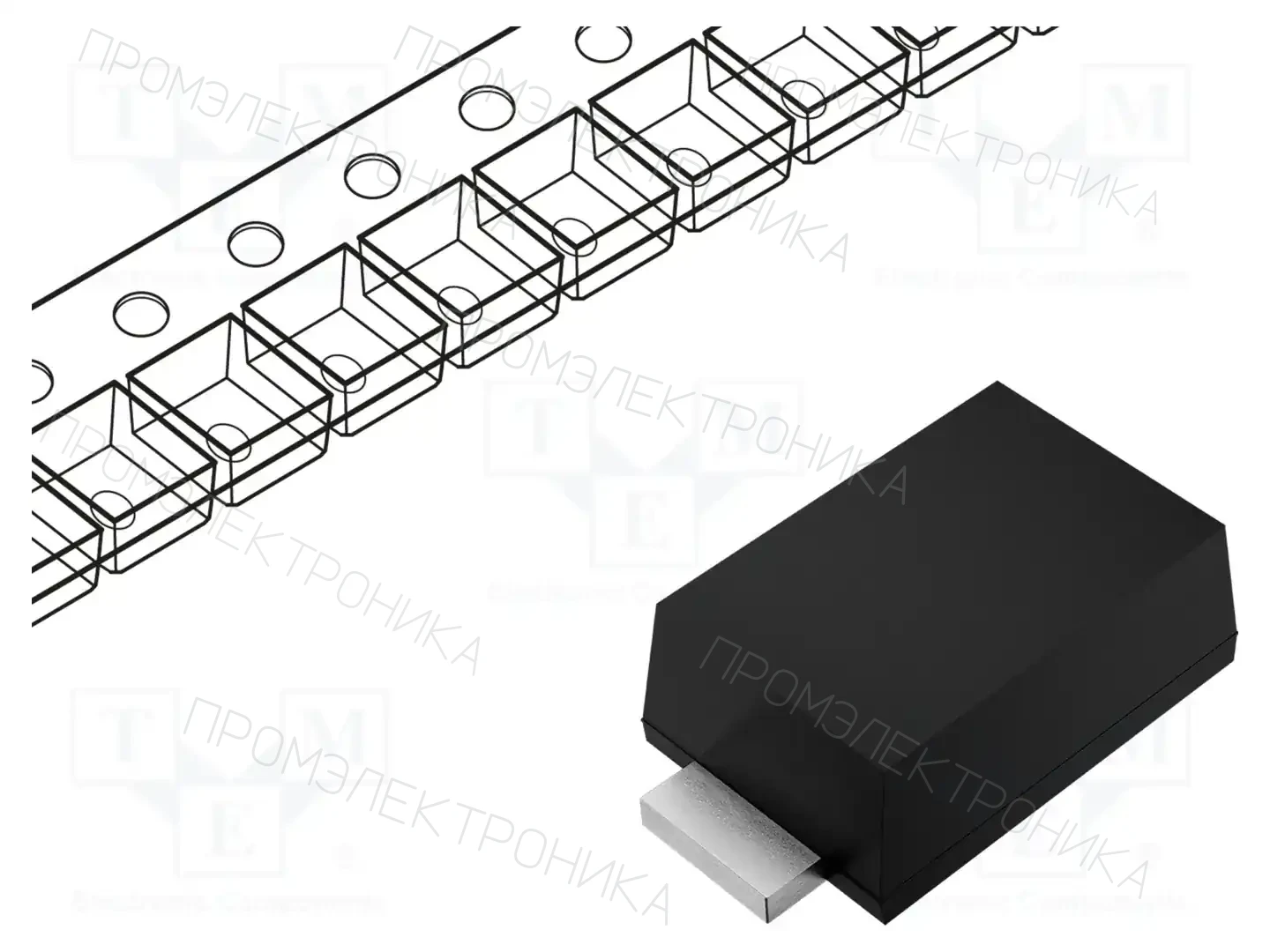 onsemi RB751S40T1G — Диоды Шотки SMD