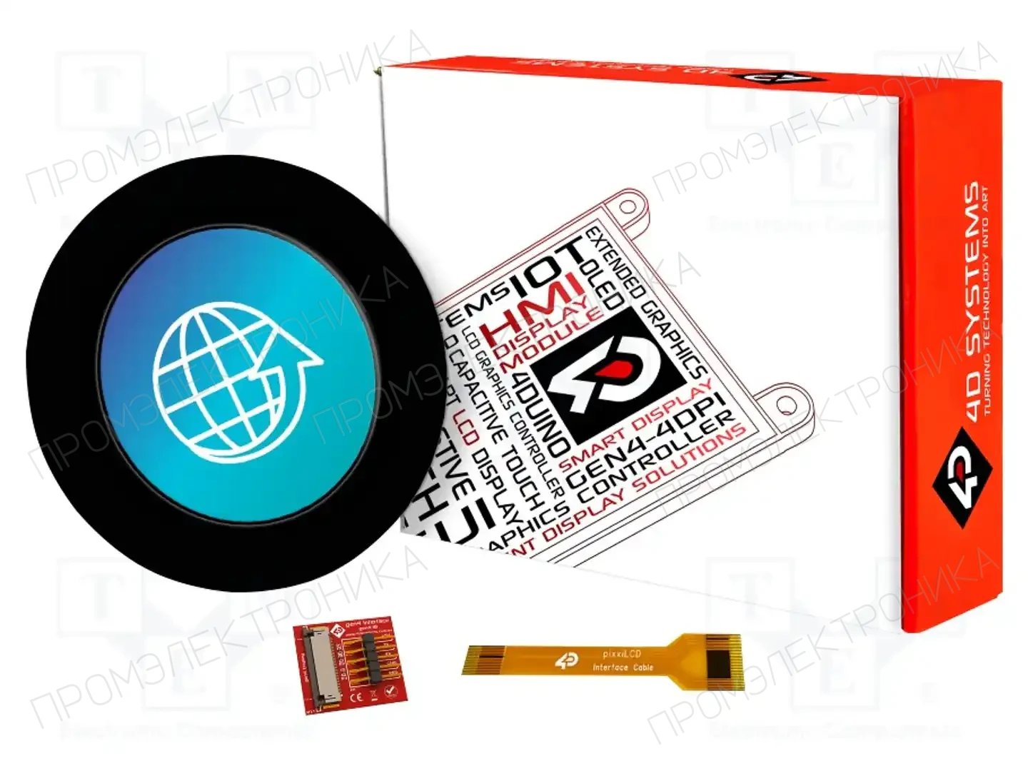 4D Systems PIXXILCD-13P2-CTP-CLB — Интеллигентные дисплеи