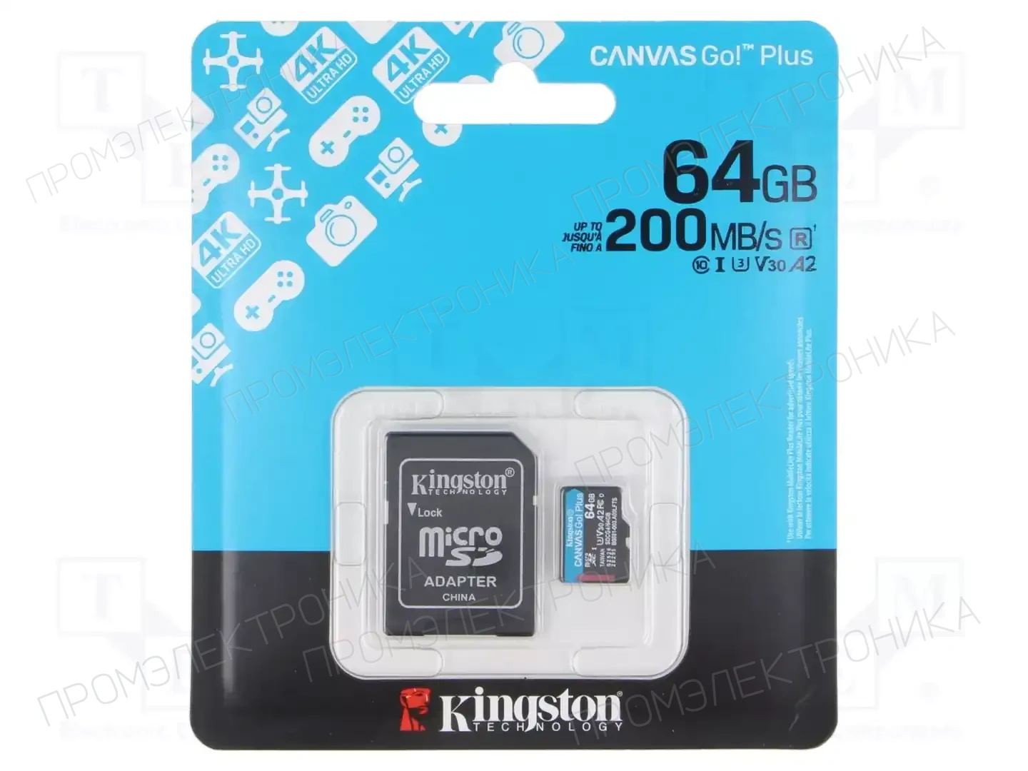 KINGSTON TECHNOLOGY SDCG4/64GB — Карты памяти